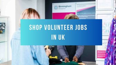 Shop Volunteer Jobs in UK